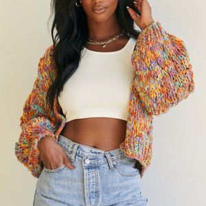 Princess Polly/Beginning Boutique Candy Cardigan- NWOT S/M